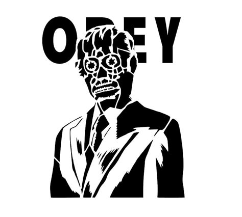 Svg They Live Obey Digital Download Cutting File Etsy