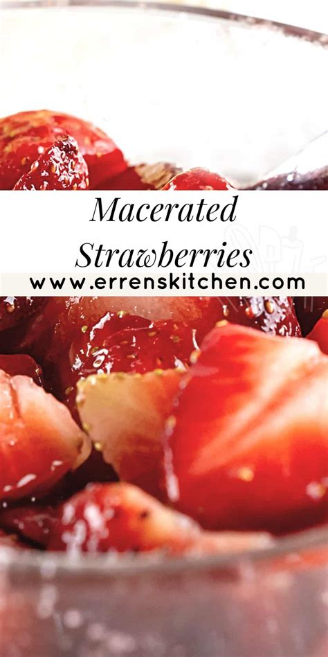 Macerated Strawberries With Sugar Errens Kitchen