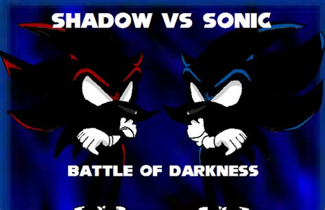Sonic Vs Shadow Favourites By Shadowgirlthevampire On Deviantart