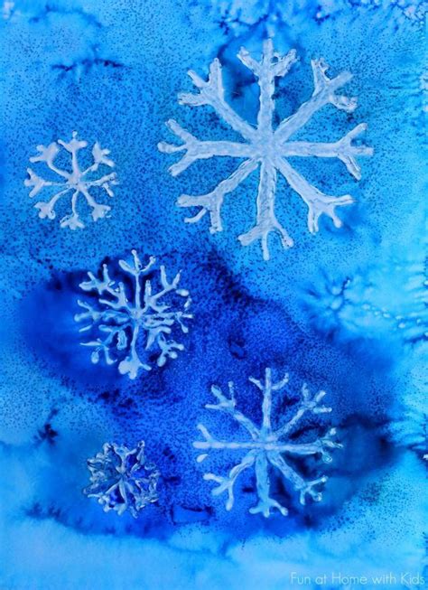 How to use these printable large snowflake templates. Snowflake Crafts For 2 and 3 Year Olds | Winter crafts for ...