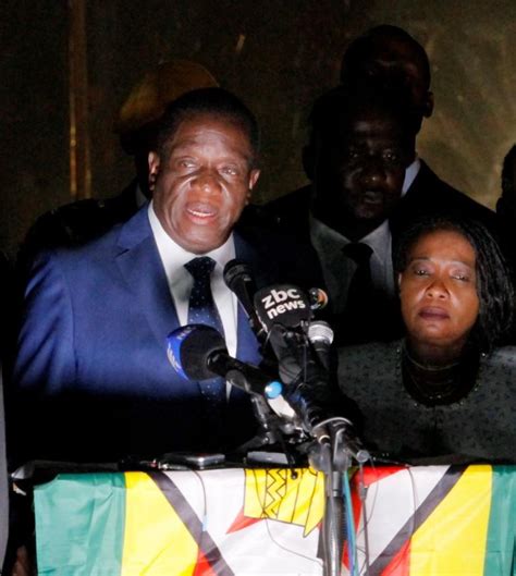 Zimbabwe Emmerson Mnangagwa Investi Président De La République