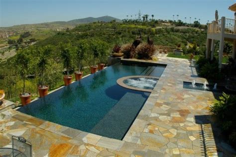 Natural Stone In Swimming Pools Mark Corporation