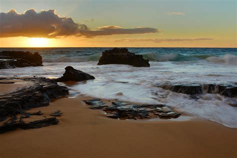 Sandy Beach Sunrise 7 Oahu Hawaii Photograph By Brian Harig