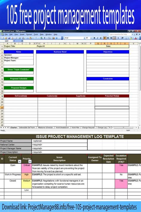 Project Management Templates Download 200 Templates Project
