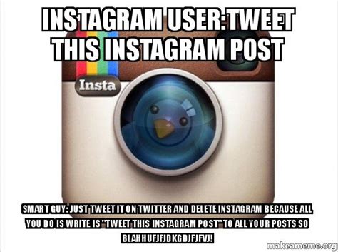 How many reports on instagram can delete an account?best answerthe reports will only be considered when it is validated by instagram's team. iNSTAGRAM USER:tweet this instagram post Smart guy: just ...