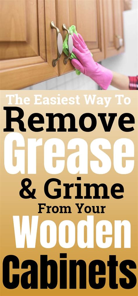 You need to understand how to clean sticky wood kitchen cabinets, and you'll be good to go. A genius way to clean and remove grease from your wood ...