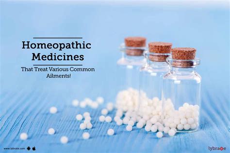 Homeopathic Medicines That Treat Various Common Ailments By Dr T