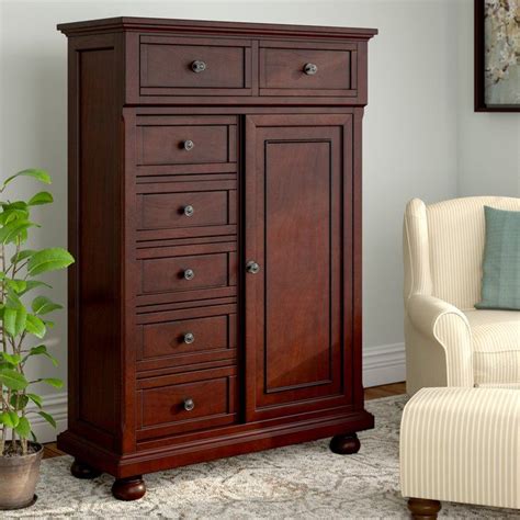 The modern man's bedroom should be should be a little unconventional yet creative. Elkland 7 Drawer Gentleman's Chest | Drawers, Nursery furniture sets, Furniture