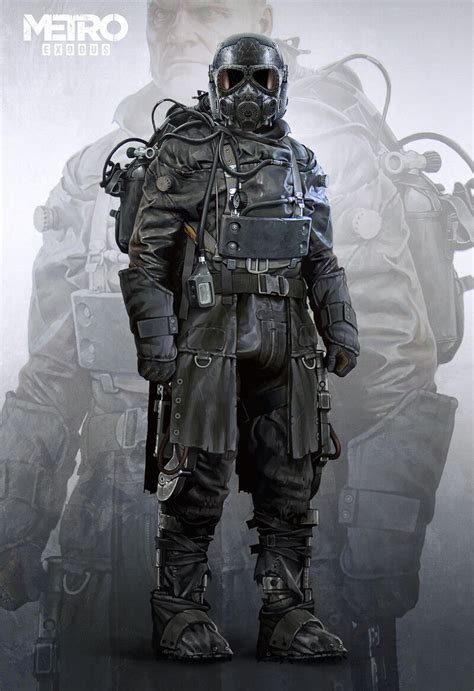Metro Exodus - Colonel Miller suits, Vlad Tkach | Post apocalyptic art