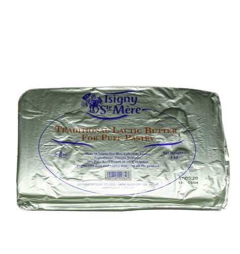 Isigny Unsalted Butter Sheet 82 1kg Foodistribute