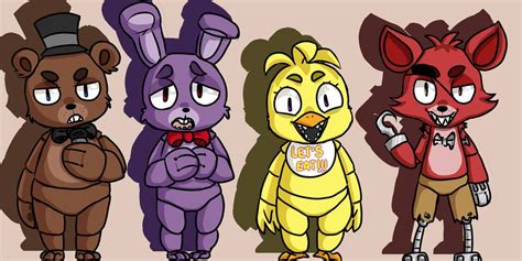 Five Nights At Freddy Chibis On