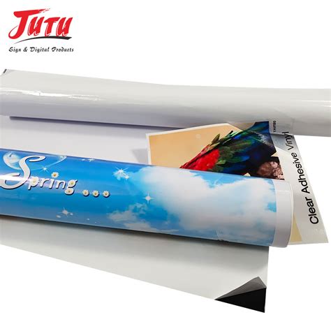 Jutu Easy Cutting Printing Vinyl Roll For Outdoor Promotional Graphics