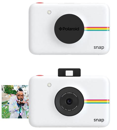 Polaroid Snap Instant Digital Camera With Zero Ink Zink Printing Now