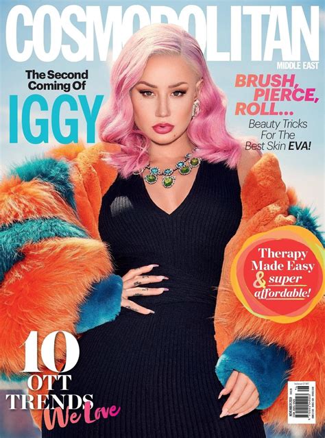 Iggy Azalea On The Cover Of Cosmopolitan Magazine August 2019