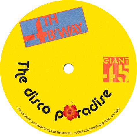 Island Record Label The Disco Paradise