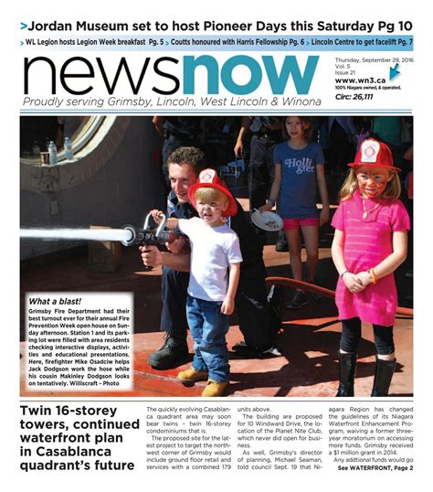Newsnow Niagara E Edition September 29 2016 By Newsnow Niagara Issuu