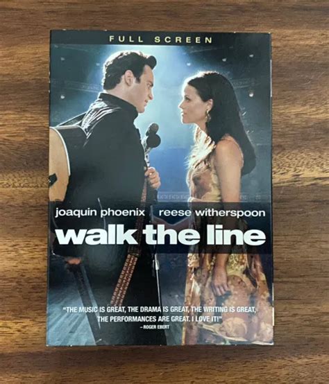 WALK THE LINE Joaquin Phoenix Reese Witherspoon Johnny Cash Story DVD NEW W SLIP PicClick