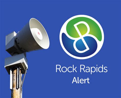 Alert Tornado Siren Testing Rock Rapids