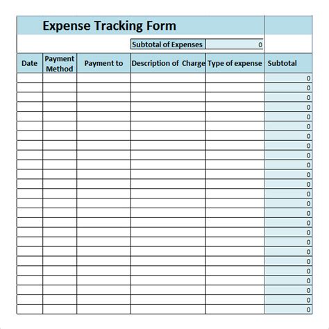 Cost Tracker Templates 15 Free Ms Docs Xlsx And Pdf Formats Samples