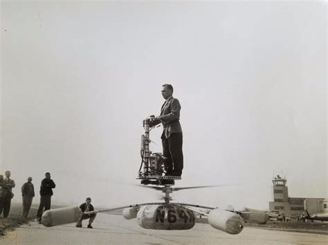 A One Man Personal Helicopter The De Lackner Hz 1 Aerocycle That