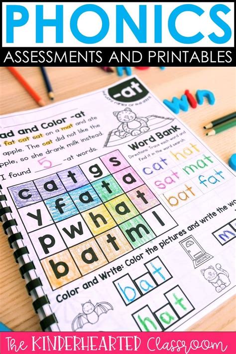 These Are Phonics Assessments And Printables That Are Suited For Pre K