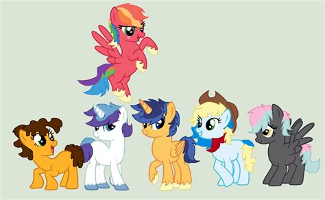 The Future Mane Six By Timeywimeyholmes1994 On Deviantart