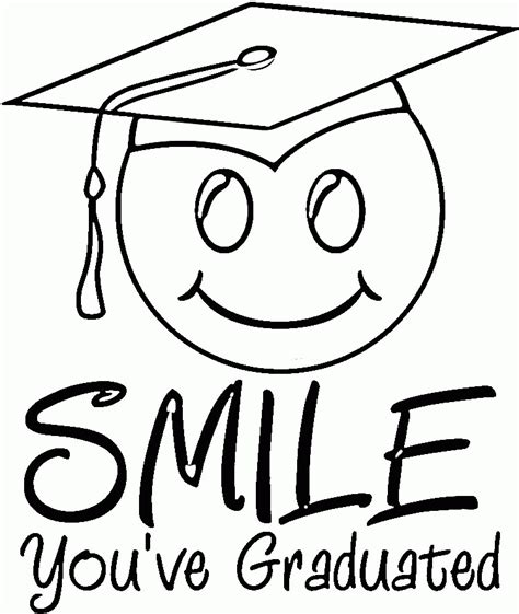 Graduation Coloring Pages To Print Coloring Home