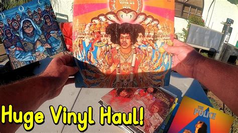 Huge Vinyl Records Haul Found At A Yard Sale You Wont Believe What I