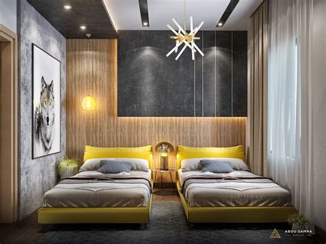 It makes for a great day at work. Guys Bedroom design ( Abou Samra Group Company ) on Behance (With images) | Bedroom design, Mens ...