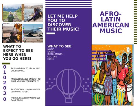 Afro Latin American Music Brochure Afro Latin American Music Let Me