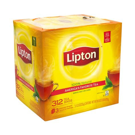 Lipton Tea Bags Black Tea 249 Oz 312 Count