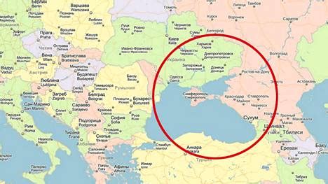 Venäjä vaatii Googlen karttaa näyttämään Krimin osana Venäjää ...
