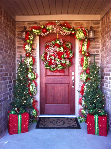 Holiday Entrance Christmas Door Decorations Xmas Decorations