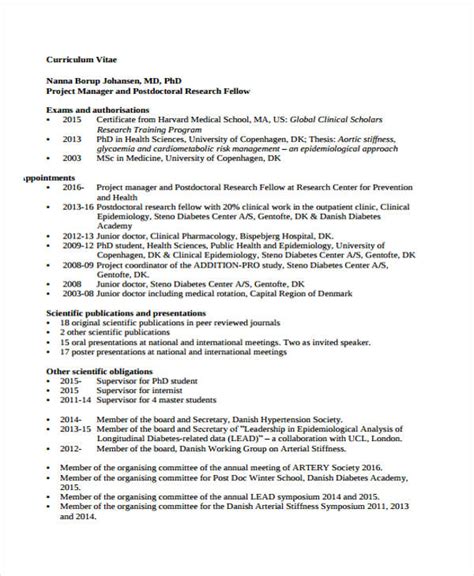 Resume For Doctor Example Esha Craft
