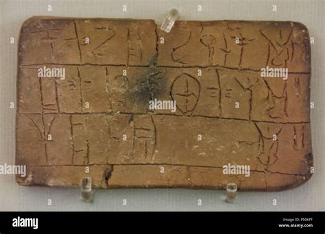 Clay Tablets With Linear B Writing Hi Res Stock Photography And Images