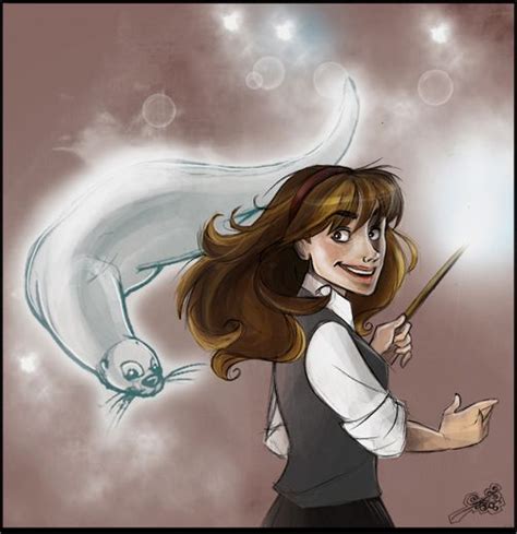 What hermione's patronus looks like on pottermore :)how i got this: Patronus Hermione by ~IriusAbellatrix on deviantART ...