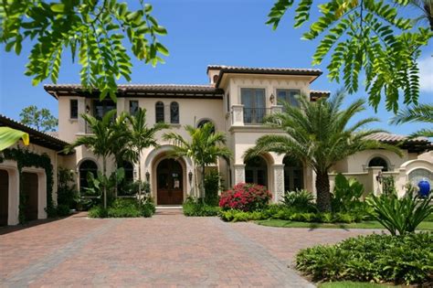 Miami luxury homes, miami, florida. Private Residence, Naples, Florida - Mediterranean - Exterior - Miami - by Harwick Homes