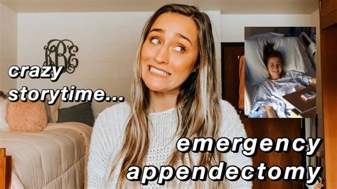 I Had An Emergency Appendectomy Storytime Youtube