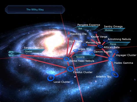 Mass Effect 3 Galaxy Map Taskiey