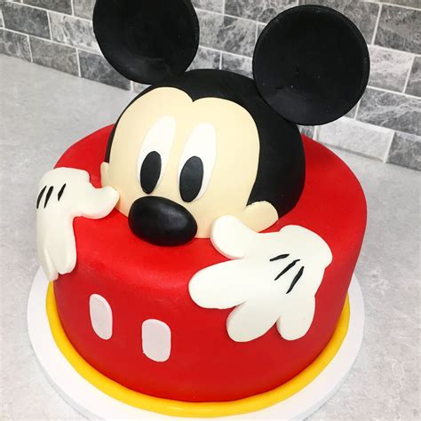 Peeking Mickey Template Mickey Birthday Cakes Mickey Cakes Mickey