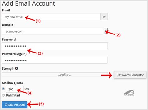 Aabox Web Hosting How To Create Email Account In Cpanel