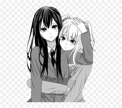 cute lesbian anime couple hd png download 480x663 3349072 pinpng