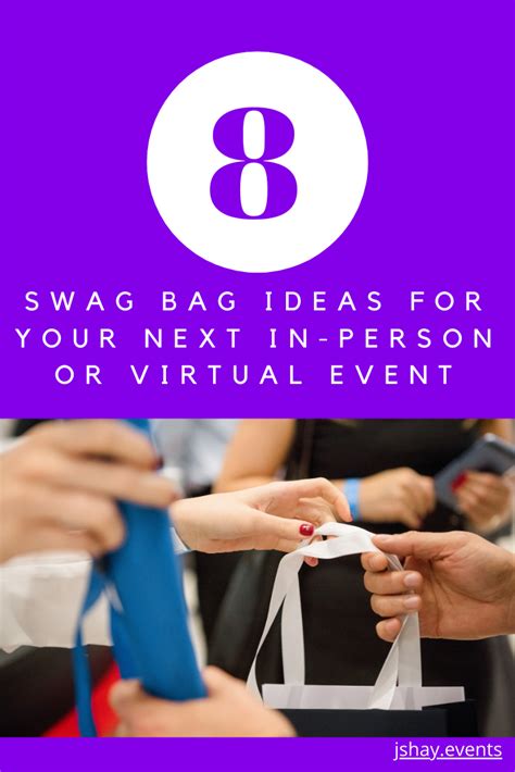 8 Swag Bag Ideas For Your Next In Person Or Virtual Event Swag Bag