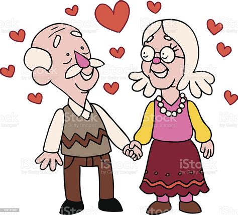 Old Couple Stock Illustration Download Image Now Istock