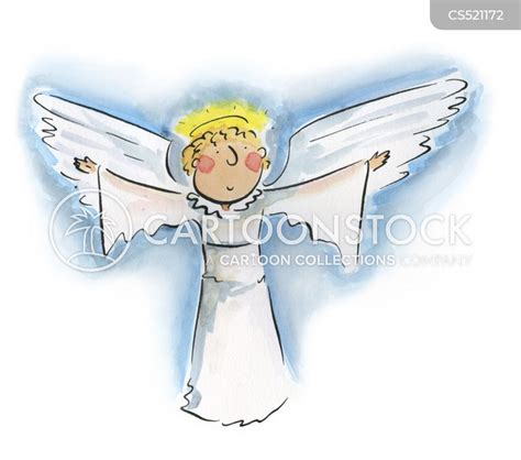Angel Gabriel Cartoons And Comics Funny Pictures From Cartoonstock