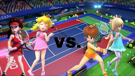 Mario Tennis Aces Short Pauline And Peach Vs Daisy And Rosalina