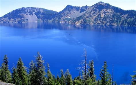 Beautiful Blue Lake High Res Full Hd Nature Background Wallpaper