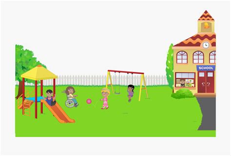 Download High Quality Playground Clipart School Yard Transparent Png