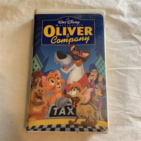 Oliver And Company Vhs 1996 Walt Disney Masterpiece Collection 300