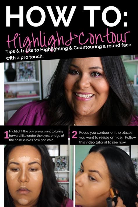 How To Highlight And Contour A Plus Size Face In 2020 Contouring